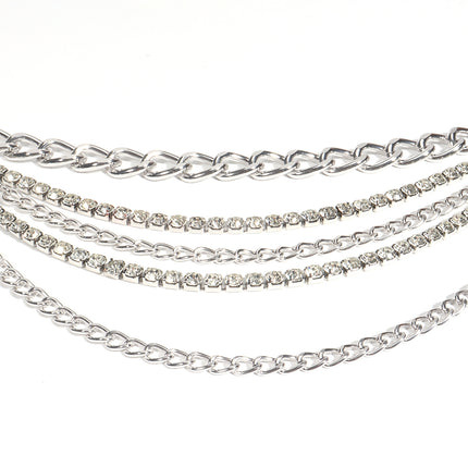 Summer Jewelry Hot Pants Chain Multilayer Chain Gold Fashion Jeans Hip Hop Punk Street Shooting Accessories Waist Chain Women