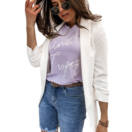 Summer New Style Denim Ripped Five-Point Pants Fashion Fringed Jeans Women