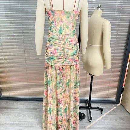 Hot Girl Print Holiday Casual Dress