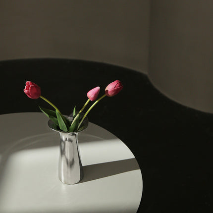 Household Fashion Electroplated Silver Fishtail Ceramic Vase