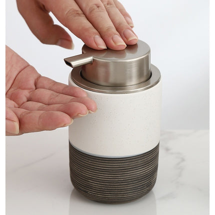 Household Ceramic Relief Pressed Mousse Bottles