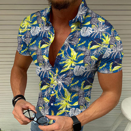 Casual Summer Beach 3D Printed Shirt Men's Cool Top