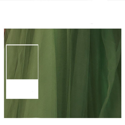 Green Wedding Dress Guzheng Art Examination Solo