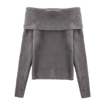 Fashionable Long Sleeves Inner Wear Knitwear Top