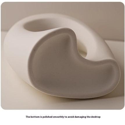 Creative Ceramic Vase Abstract Art Decoration Living Room Dining Table Shaped Vase Home Decoration