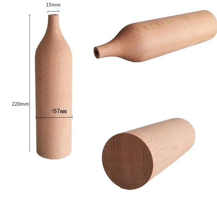Living Room Solid Wood Dry Flower Vase Decoration