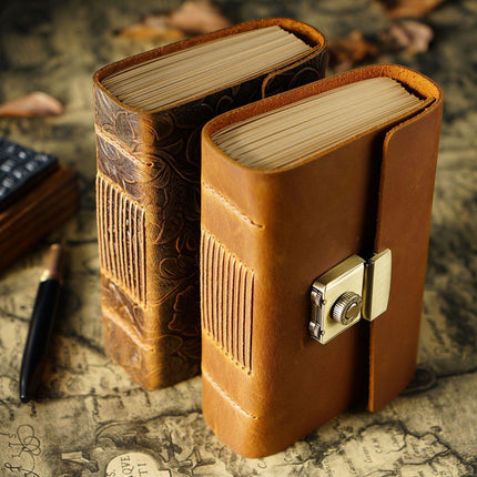 Vintage Journal Journal Cowhide Notebook