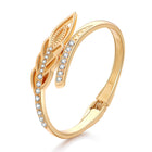 Alloy Bracelet, Leaf Diamond, Creative Personality, Light Luxury