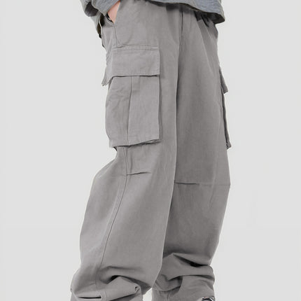 Loose Straight Track Pants Men