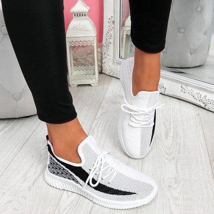 Sneakers flying shoes women's single shoes
