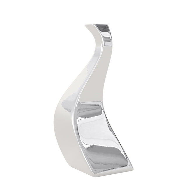 Mirror Silver Vase Ceramic Design Sense Electroplating