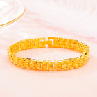 Luxury Thick Placer Gold Bracelet