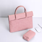 Pink with a small bag