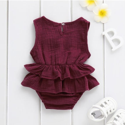 Baby children's clothing striped sleeveless girl pettiskirt