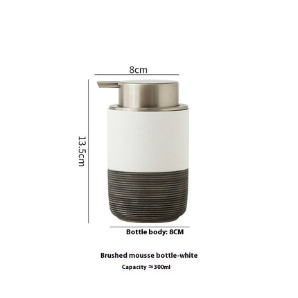Household Ceramic Relief Pressed Mousse Bottles