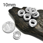 925 Sterling Silver Counter Spacer Beads Argent Pur Water Bubble Beads