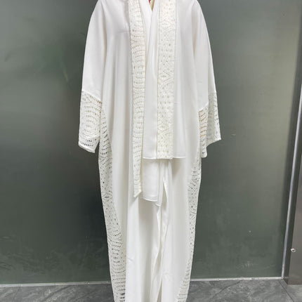 Middle East Muslim Elegant Cardigan Robe