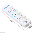 Desktop Power Strip With 3 Outlets 4 USB Charging