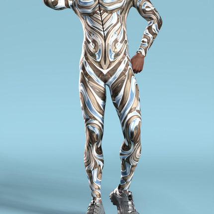 Halloween Tights 3D Digital Printing Cosplay One-piece Play Costume