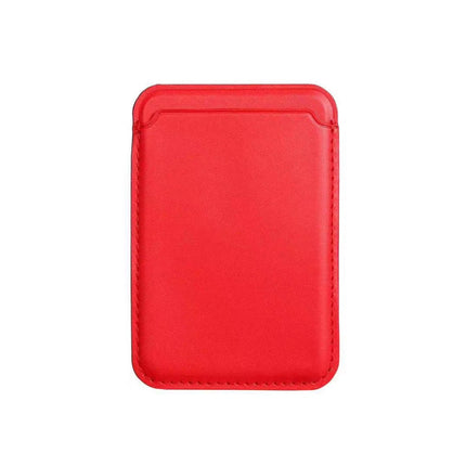 Compatible with Apple, Applicable Mobile Phone Protective Case Back With Magnetic Card Holder MagSafe Card Case Leather