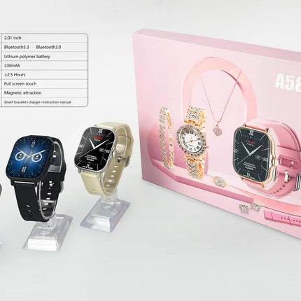 Smart Watch Bluetooth Calling Heart Rate Blood Oxygen Women