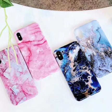 Case For 7 6 6s Plus Colorful Stone Image Pattern Cases For8 7 X Plus Soft Back Cover