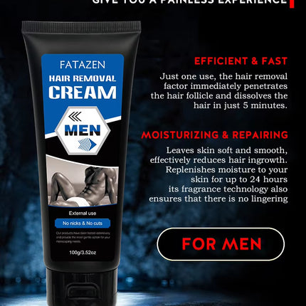 Natural Hair Care Gentle Hair Removal Products For Men Quick Effective Hair Removal Cream
