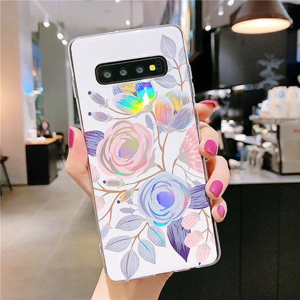 Laser Canna leaf mobile phone case