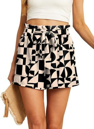 Women's Short Belt Pocket Summer Casual
