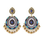 Indian Bell Alloy Bead Earrings