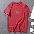 Plus-sized Plus Size Cotton Round Neck Short Sleeve Men's T-shirt