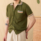 Refreshing Vacation Casual Pure Cotton Hollow Short Sleeve