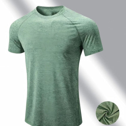 Tight Stretch Casual Quick-drying Running Round Neck Short Sleeve