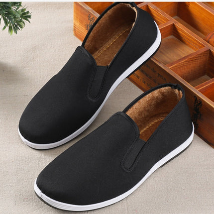 Cloth Shoes With Velvet And Thick Two Cotton Shoes For Men Injection Molding