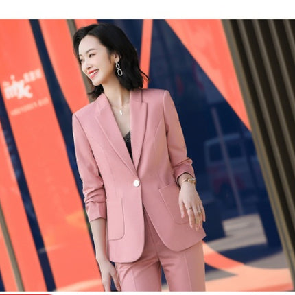 Spring And Autumn Fashion Temperament Commuter Women's Suits