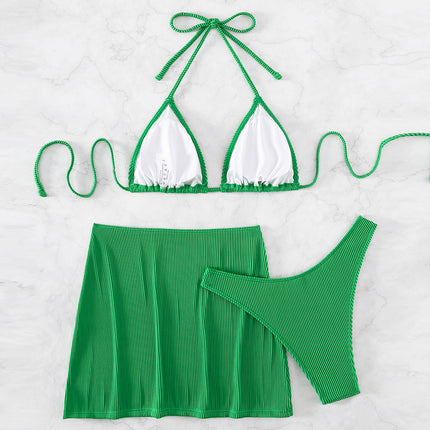Bikini Small Rib Fabric Summer Swimsuit
