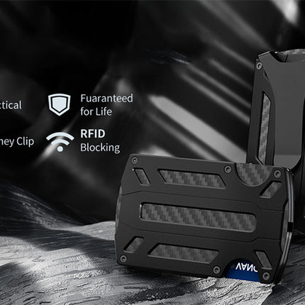 Aluminum Alloy RFID Anti-theft Card Holder Metal Wallet