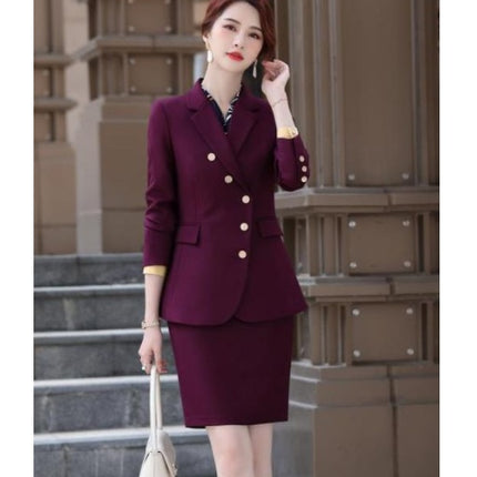 Women's Suits New Fashion Style Professional Work Clothes