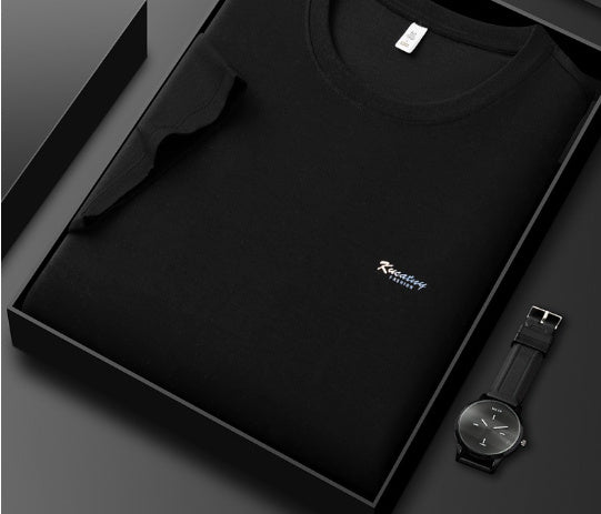 5A Antibacterial ICE Cotton Skin-friendly Breathable Round Neck T-shirt