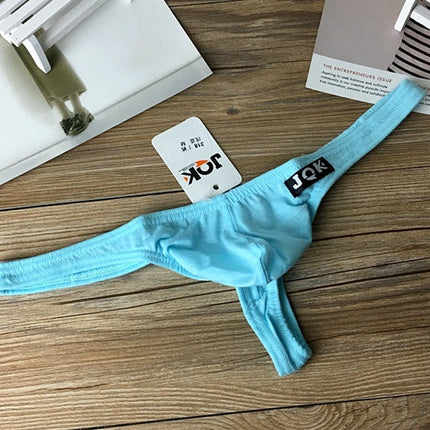 Pants men sports underwear men's cotton sexy no trace T-shaped U convex red low waist young male cotton.