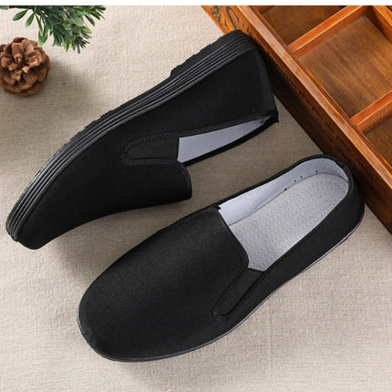 Cloth Shoes With Velvet And Thick Two Cotton Shoes For Men Injection Molding
