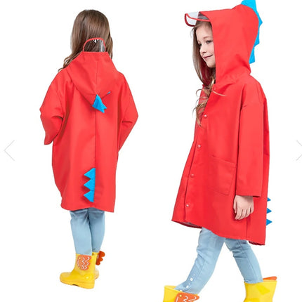 Dinosaur Raincoat for Kids