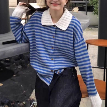Long Sleeve Knitted Sweater Petite Top Tide