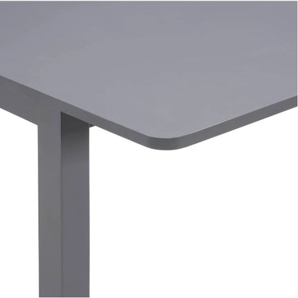59 Extendable Dining Table, Modern House Dining Room Table For 4-8, Wooden Kitchen Table , Dining Room, Working Office, Home Living Room Furniture For Small Space, Dark Gray