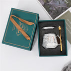 Stone pattern grey gift box