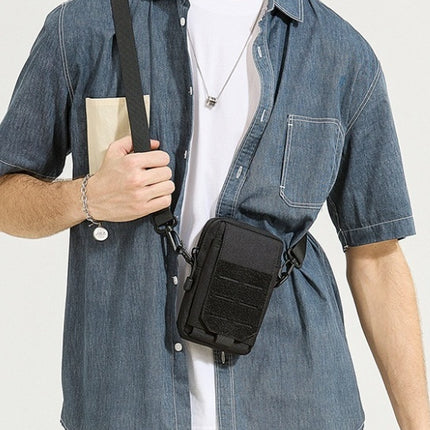 Men's Korean-style Waterproof Oxford Cloth Tactical Satchel