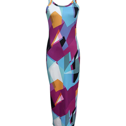 Summer New Suspender Slim Fit Slimming Long Dress