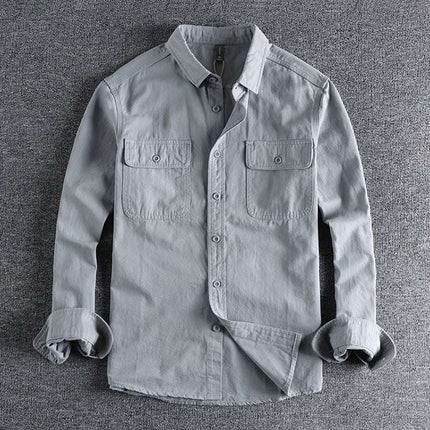 Design Sense Overalls Long Sleeve Shirt Men