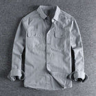 Design Sense Overalls Long Sleeve Shirt Men