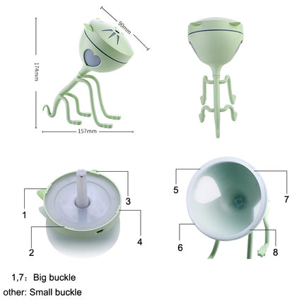 150ML Cat Ultrasonic Humidifier Aromatherapy Diffusers USB Car Air Freshener Home Mini Air Water Air Purifier Led Bulb Diffuser